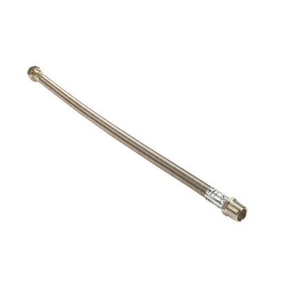 İzolesiz Fan-Coil Bağlantı Elemanları - Örgüsüz Tip (İç Çapı: 12 mm) 1/2” Nipel x 1/2” Rakor